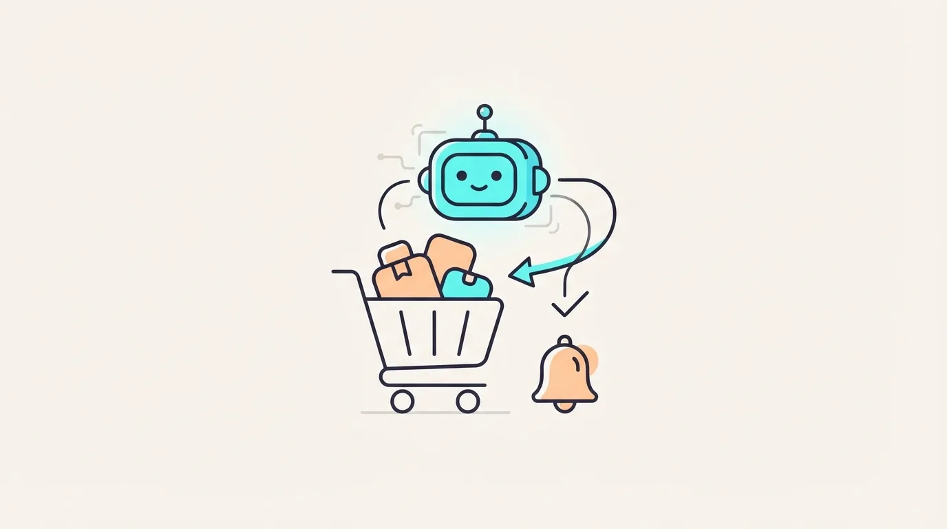 Ilustracja do sekcji "Jak agent, który sam składa zamówienia i wysyła powiadomienia, odciążył dział e-commerce"