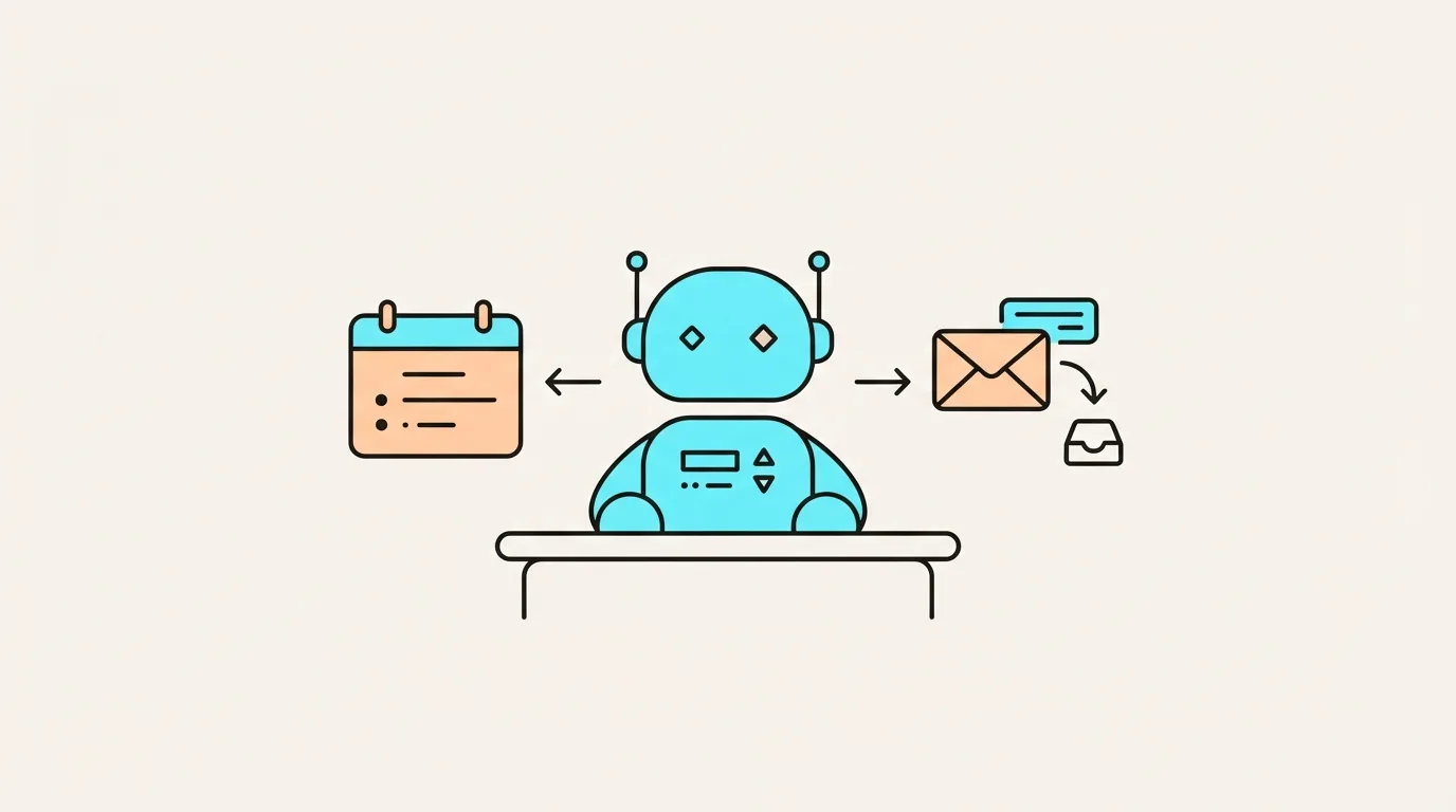 Ilustracja do sekcji "Co konkretnie może zautomatyzować agent AI poza selekcją CV?"
