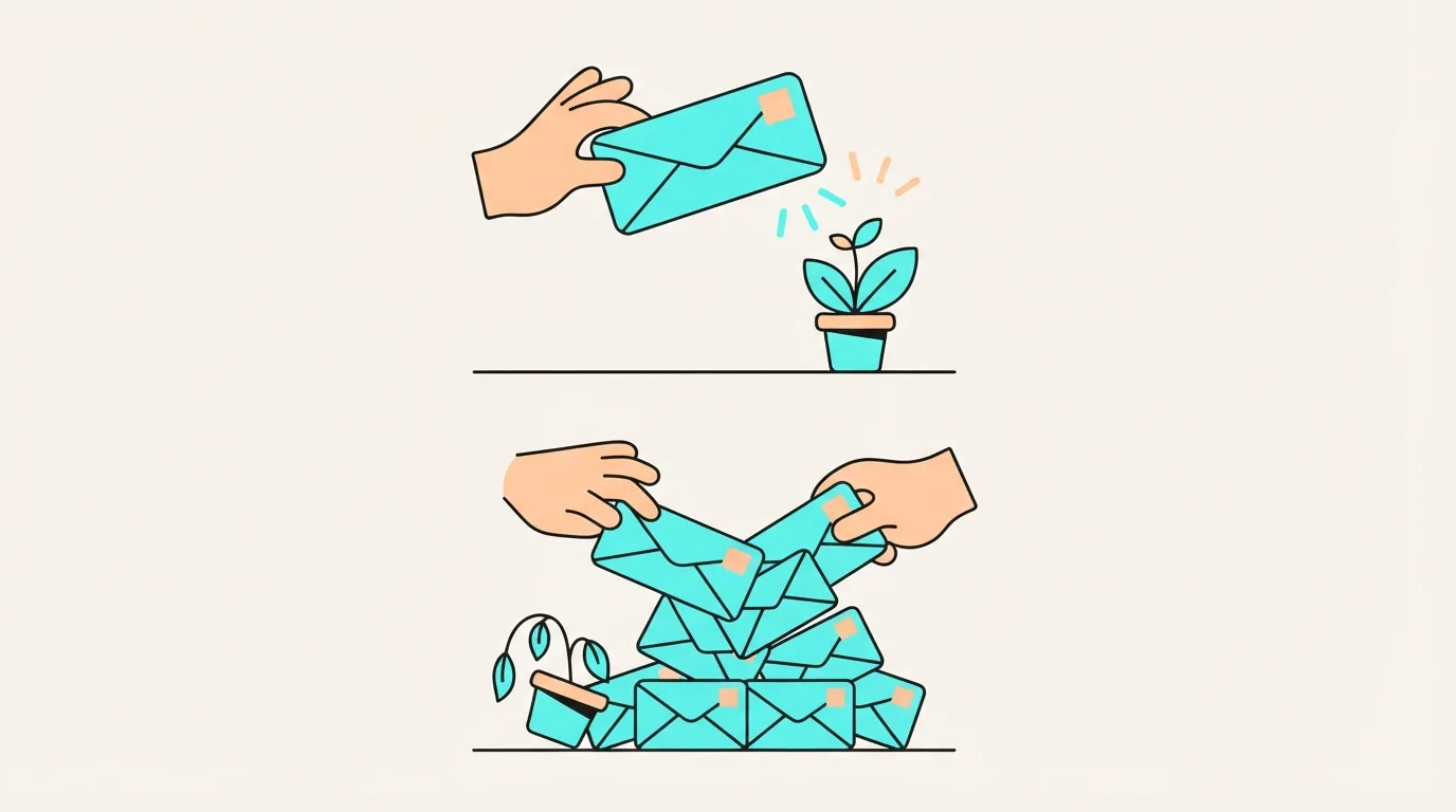 Ilustracja do sekcji "Kiedy cold mailing naprawdę działa, a kiedy staje się spamem?"