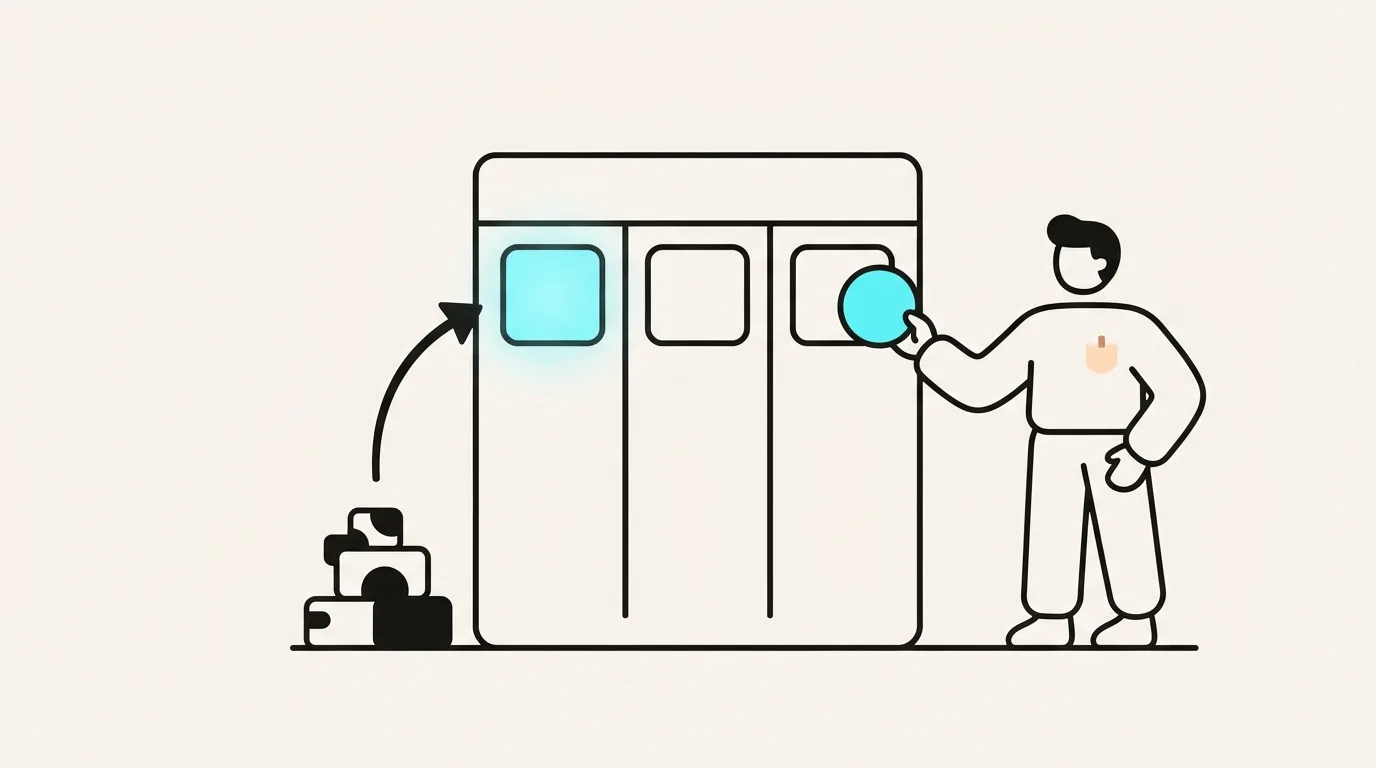Ilustracja do sekcji "Na czym polega mechanizm, który kanban nazywa „systemem ssącym” i dlaczego to on robi różnicę"