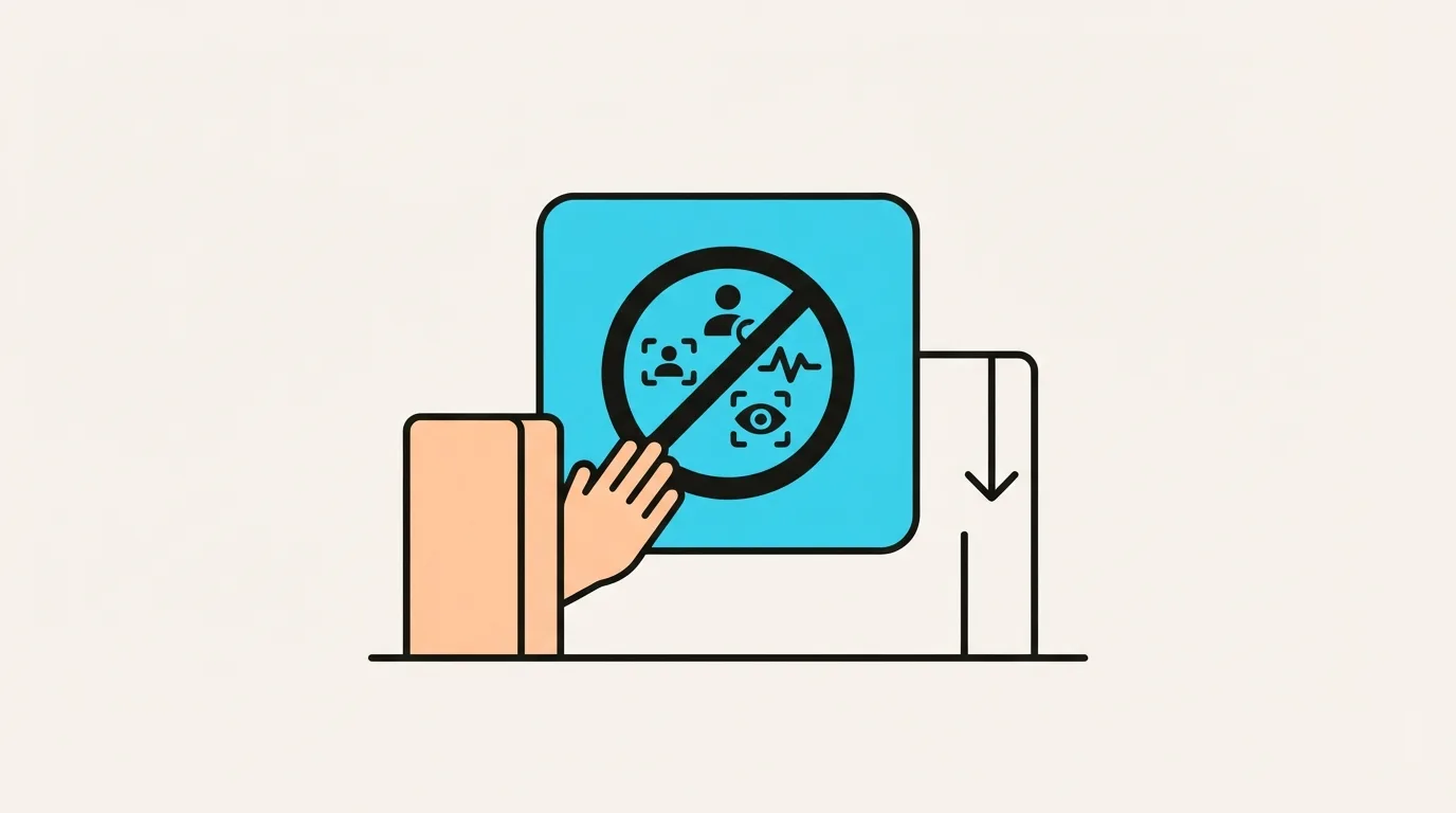 Ilustracja do sekcji "Które działania z AI są w ogóle zakazane i dlaczego grożą za nie największe kary?"