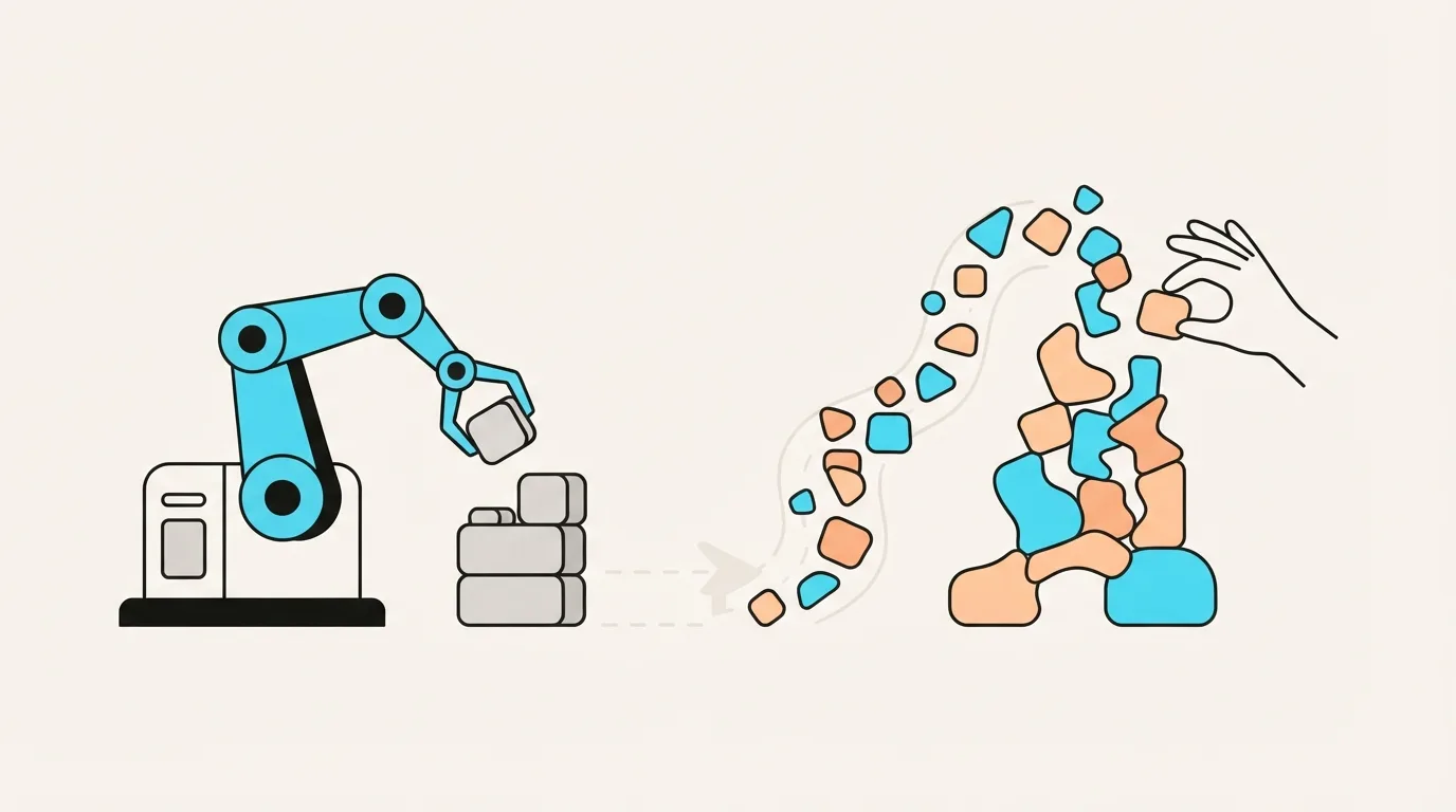 Ilustracja do sekcji "Kiedy platforma RPA przestaje wystarczać i trzeba sięgnąć po kod?"