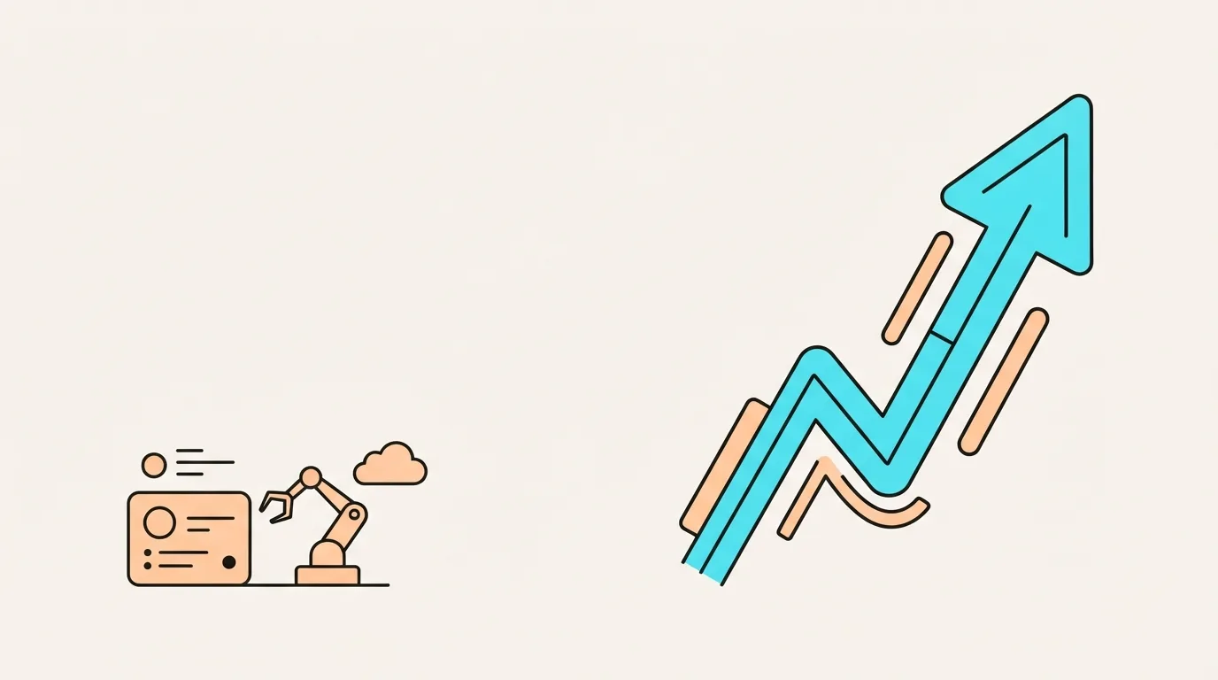 Ilustracja do sekcji "Dlaczego 88% firm potwierdza wzrost konkurencyjności, ale tylko 6% jest na etapie pilotażu?"