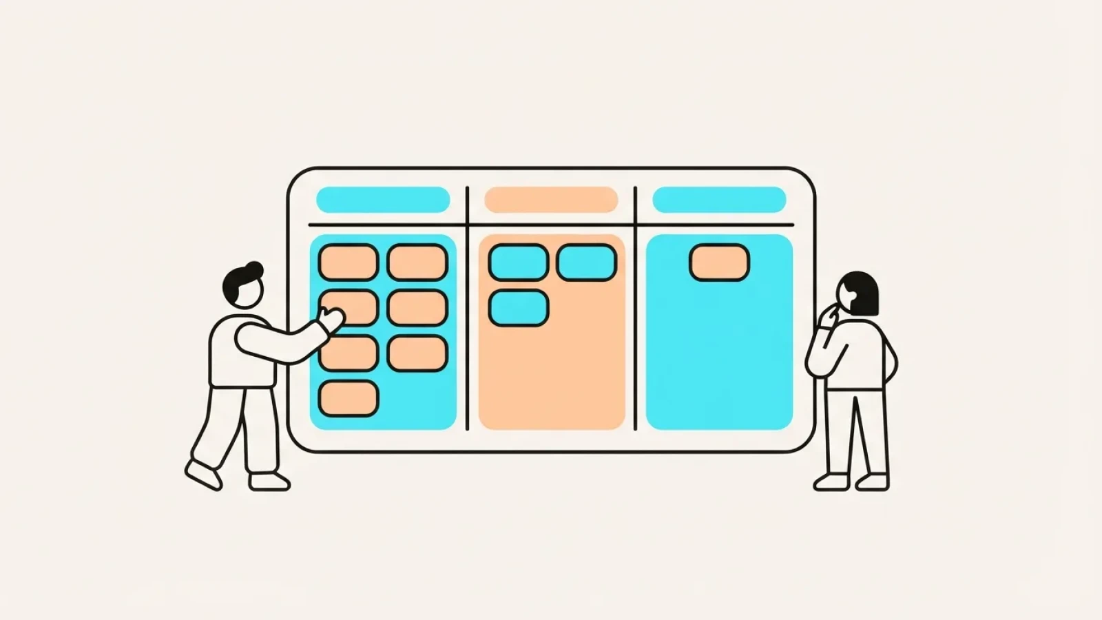 Kanban: jak dziala i kiedy ma sens poza IT