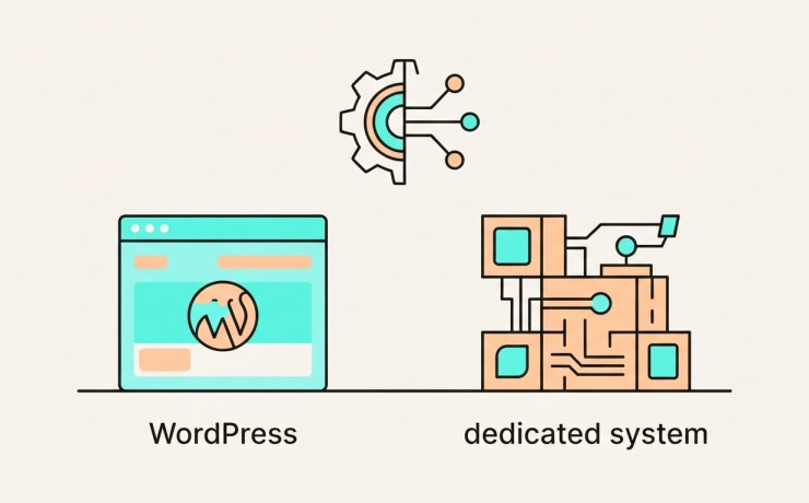 WordPress czy system dedykowany: kiedy ktore rozwiazanie wygrywa